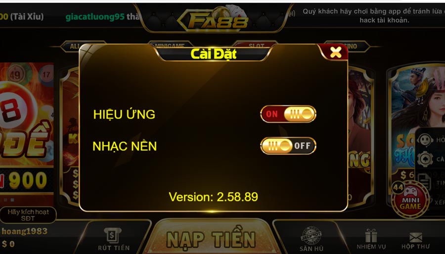 tải app Fa88